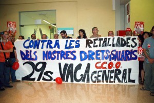 Protesta_sindical_Inauguracix_curs_2010-11_UAB