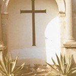 Aspecte de la creu un cop esborrades les lletres (Arxiu Lázaro)