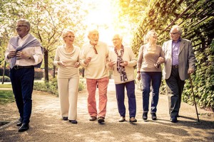 seniors-walk-in-park